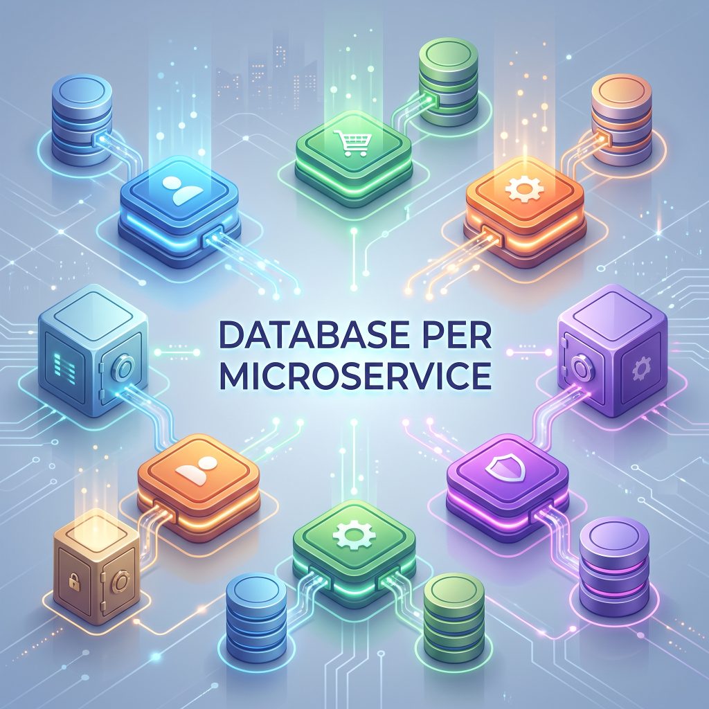 Top 10 microservice design pattern: DATABASE PER MICROSERVICE